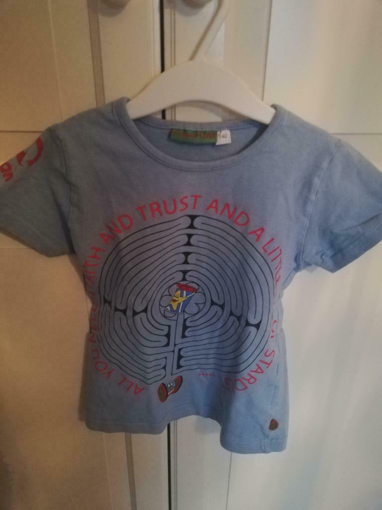 Mooie T-shirt van Zulupapuwa in maat 140, Enlèvement ou Envoi, Utilisé, Fille, Chemise ou À manches longues