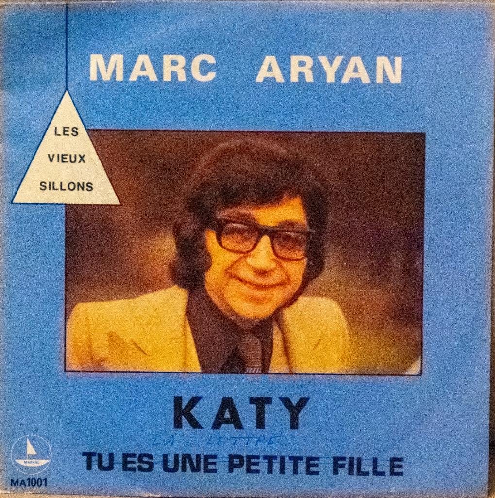 single vinyle Marc Aryan - Katy/The Letter, CD & DVD, Enlèvement ou Envoi, Single, Comme neuf, Pop