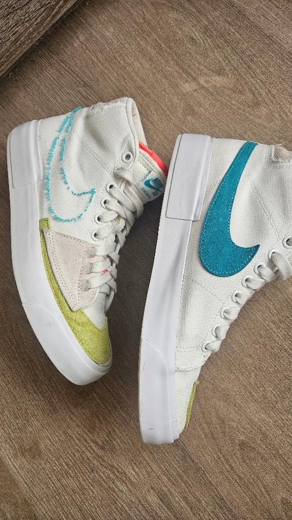 Nike SB dunk low pro sneakers, Enlèvement ou Envoi, Comme neuf, Blanc, Baskets