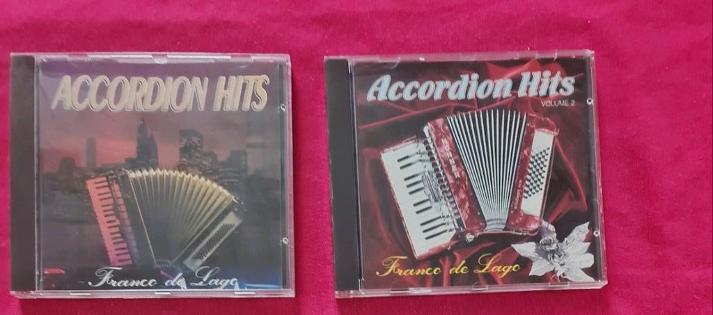 Cd's accordion hits  ( 2 stuks ), Ophalen of Verzenden, Zo goed als nieuw