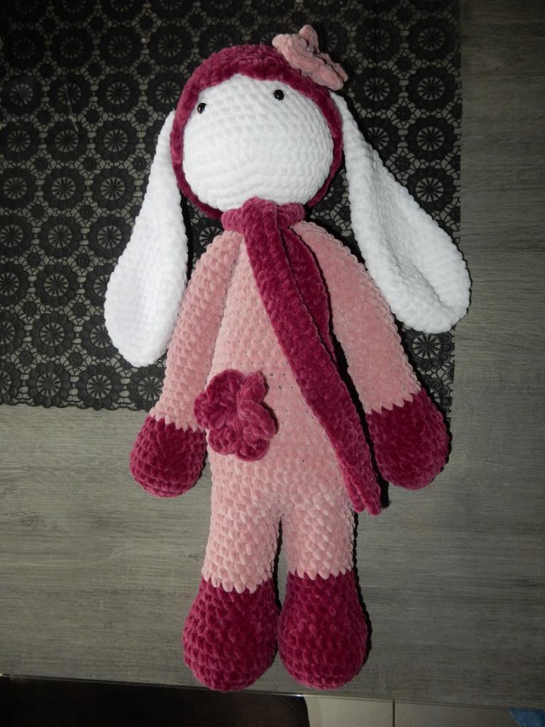 nr.823 - Gehaakt konijn (chenille), Enlèvement ou Envoi, Neuf, Crochet, Autres types