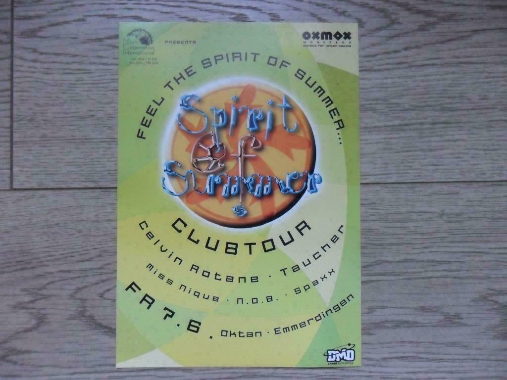 Flyers Oxmox Spirit Of Summer Club Tour, Enlèvement ou Envoi, Utilisé, Autres types