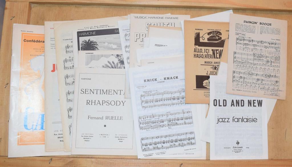 Fanfare Partitions Scores, Musique & Instruments, Enlèvement