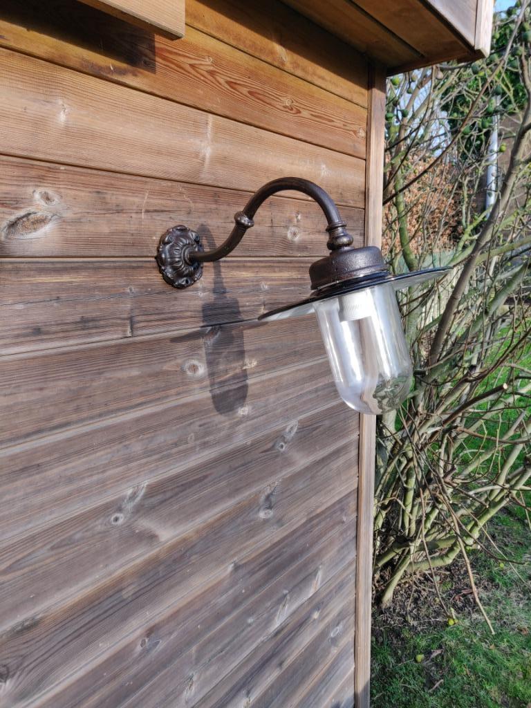 STALLAMP - HOEVELAMP - BUITENLAMP, Antiek en Kunst, Ophalen of Verzenden