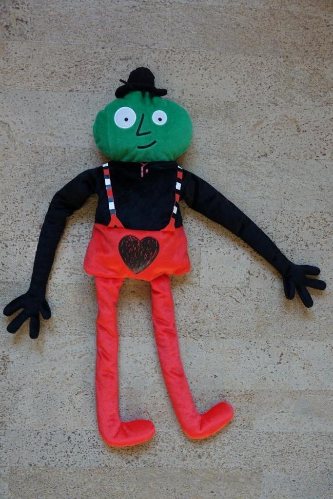 Handpop Lange Henkie uit boek Leentje en Beentje, Ophalen of Verzenden, Zo goed als nieuw, Overige typen