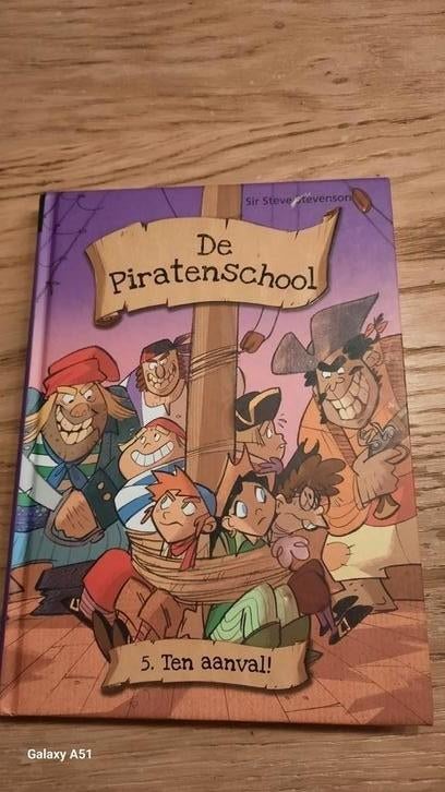 De piratenschool: Ten aanval! - Sir Steve Stevenson, Boeken, Ophalen of Verzenden, Zo goed als nieuw