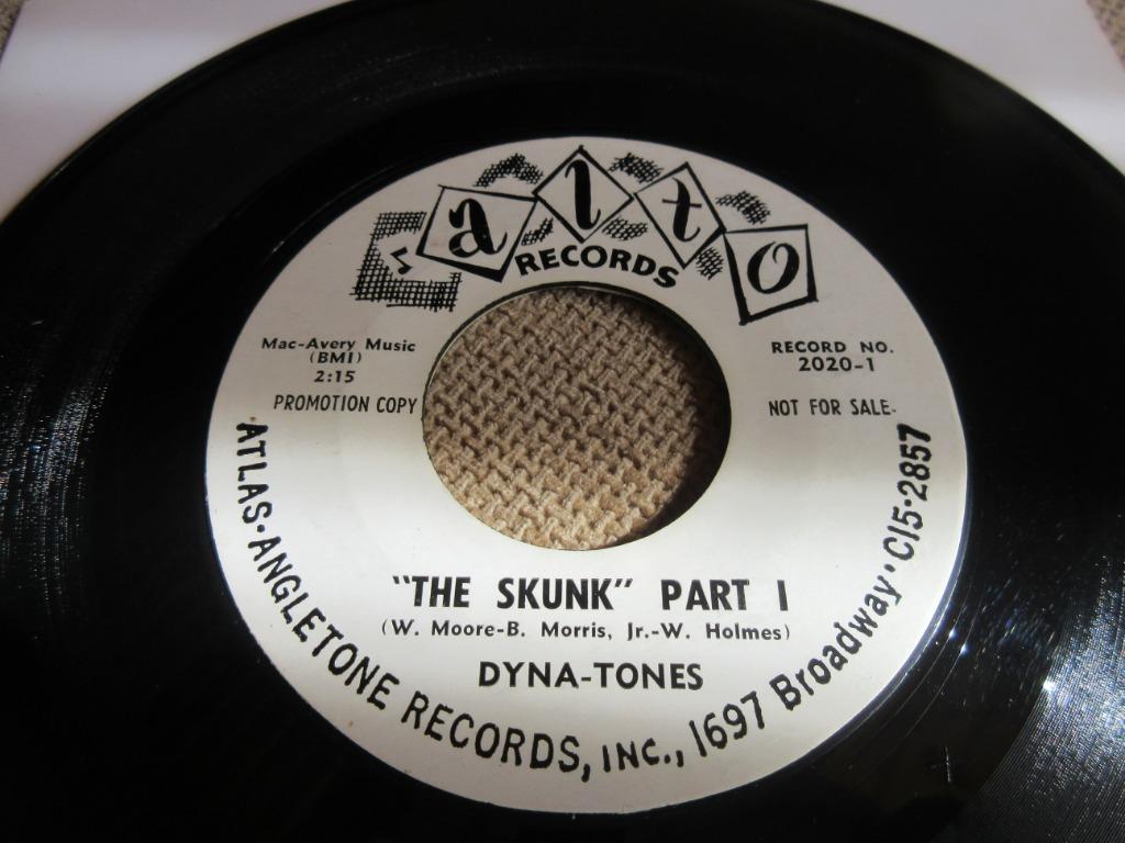 The Dyna-Tones ‎– The Skunk pt1 & 2 Alto 2020 promo M-, 7 inch, Single, Ophalen of Verzenden, Zo goed als nieuw
