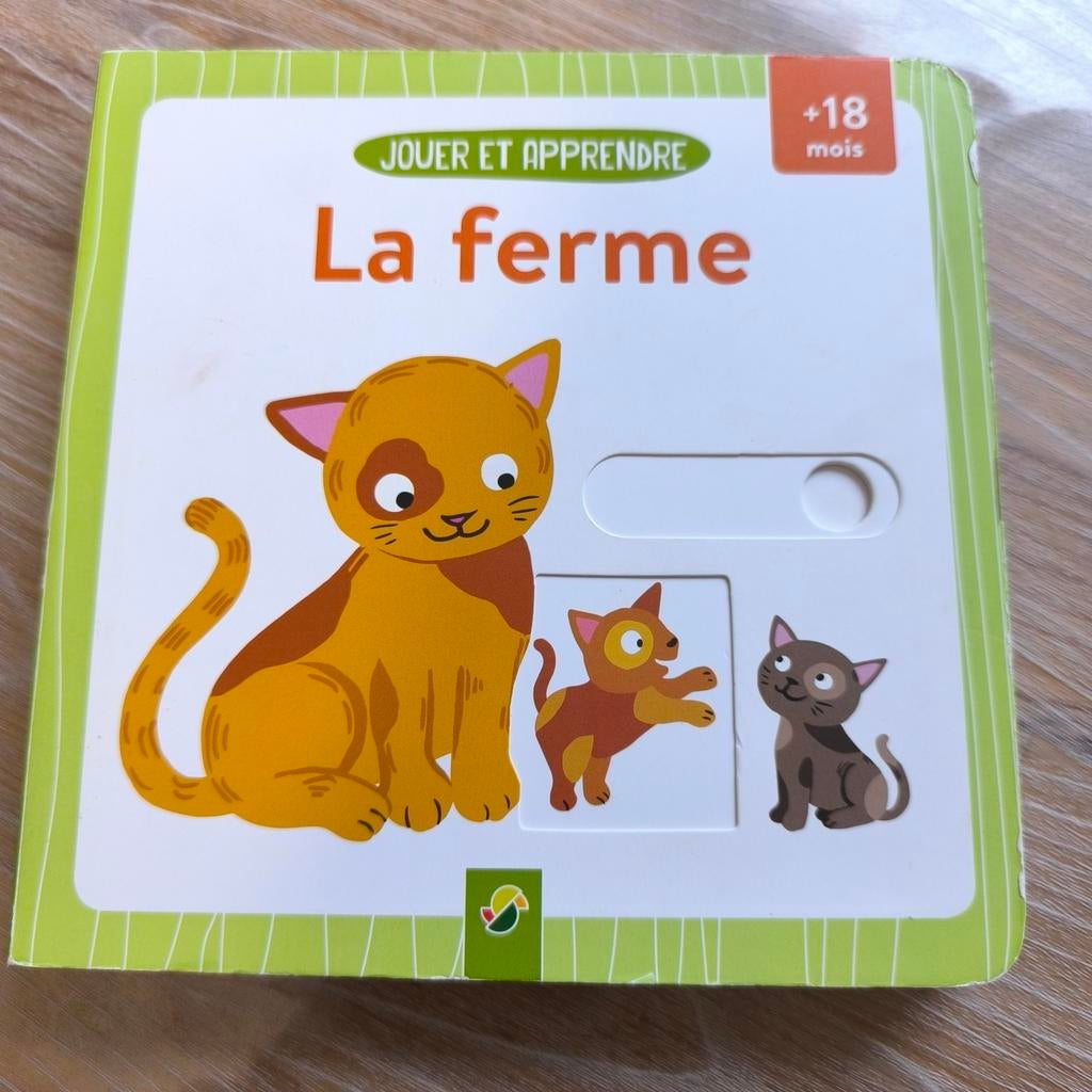 Livre La ferme, Enlèvement ou Envoi, Utilisé, Livre à déplier, à toucher ou à découvrir, 1 à 2 ans