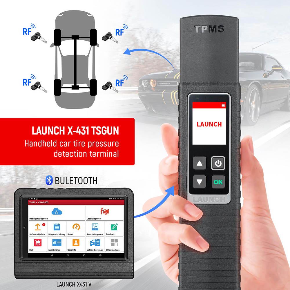 Launch X-431 TSGUN TPMS bandenspanning programmeer tool, Ophalen of Verzenden
