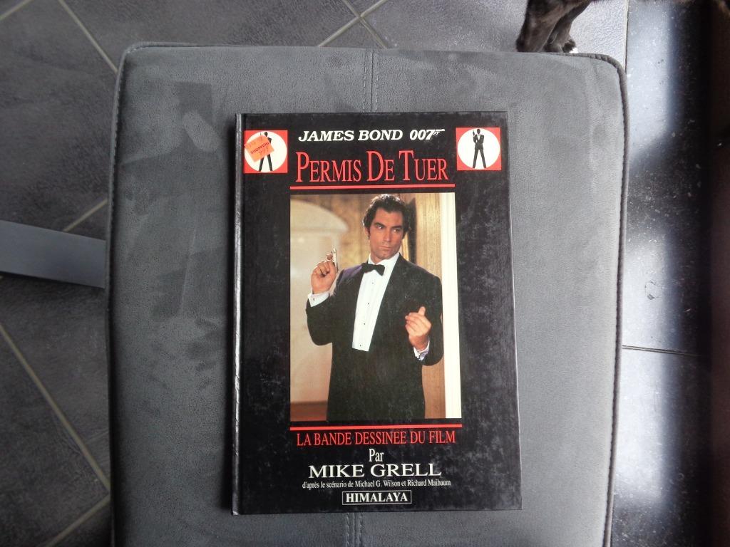 Stripboek „James Bond 007, licentie om te doden”, Ophalen