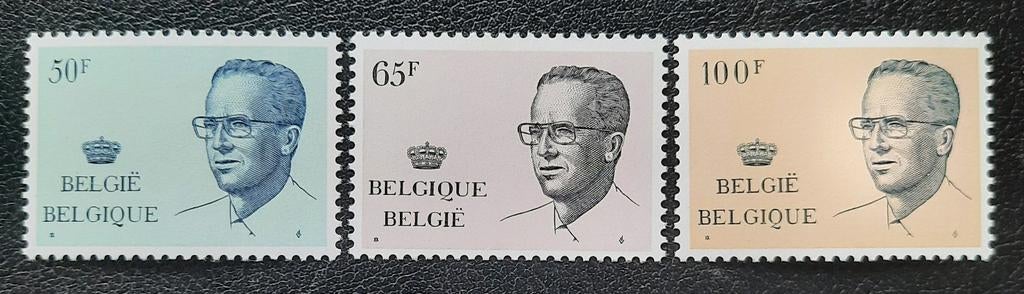 België: OBP 2022/24 ** Koning Boudewijn 1981., Postzegels en Munten, Postzegels | Europa | België, Koninklijk huis, Frankeerzegel