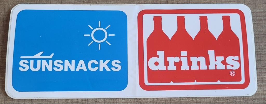 Oude sticker: Sunsnacks, Verzamelen, Ophalen of Verzenden, Gebruikt, Bedrijf of Vereniging
