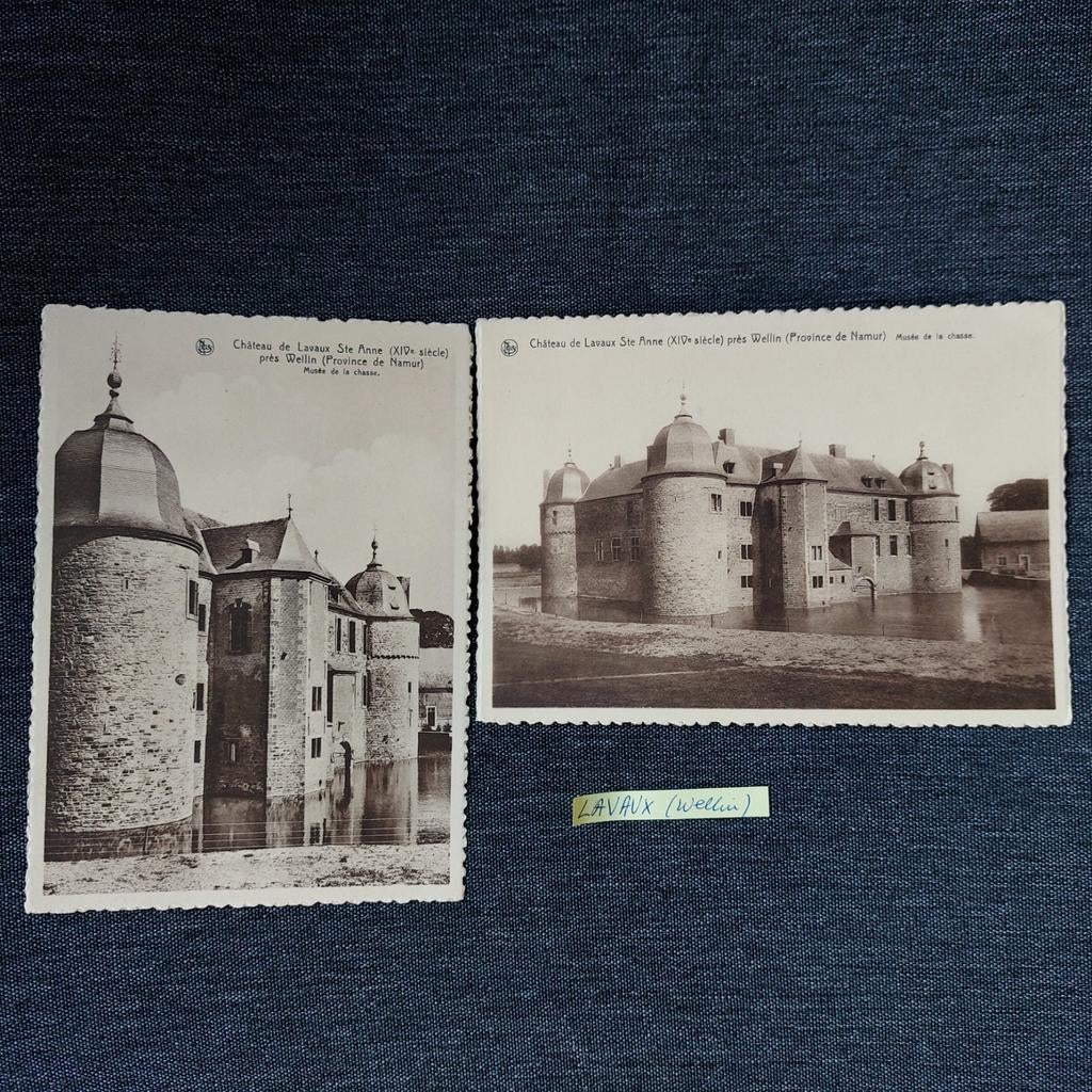 2 oude niet gelopen postkaarten van  Lavaux (Wellin), Collections, Enlèvement ou Envoi