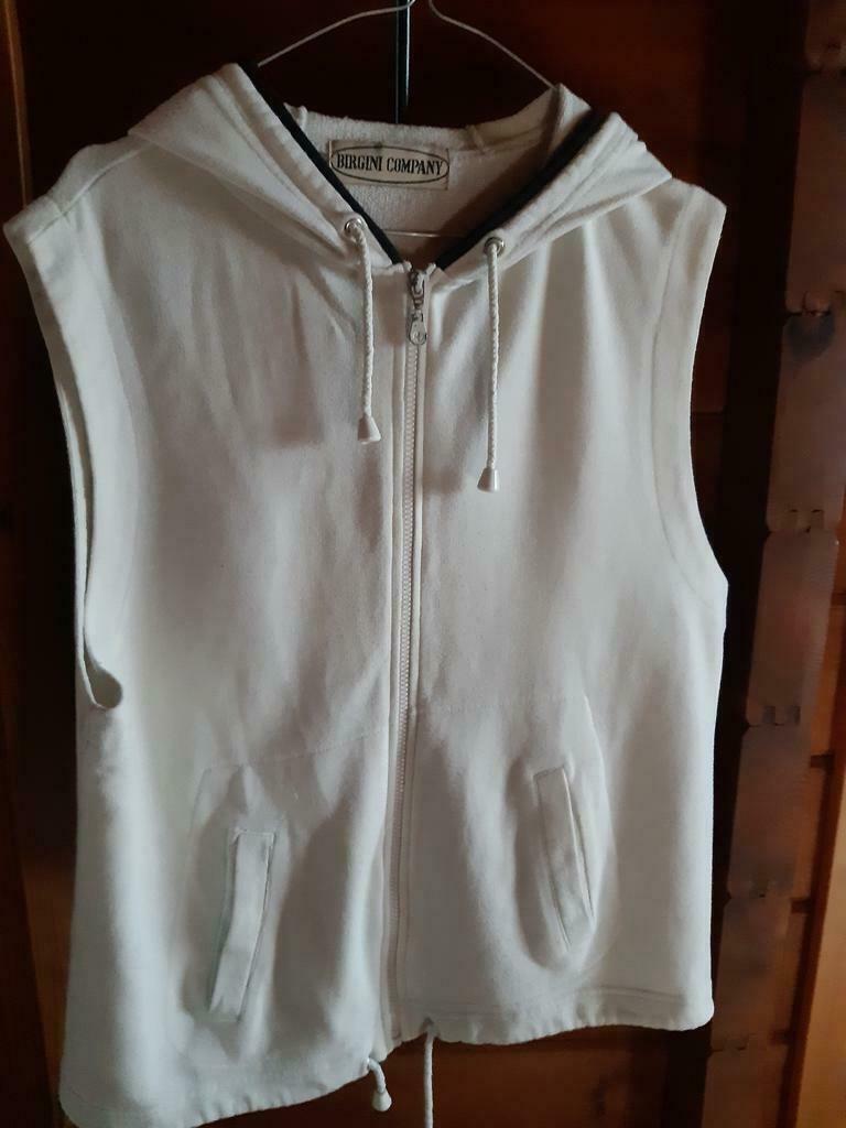 Bodywarmer met kap, Taille 42/44 (L), Comme neuf, Enlèvement, Blanc