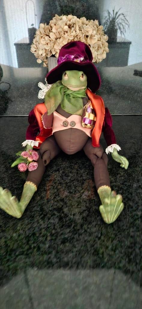 Katherine's Collection Wayne Kleski Frog doll retired rare, Enlèvement ou Envoi