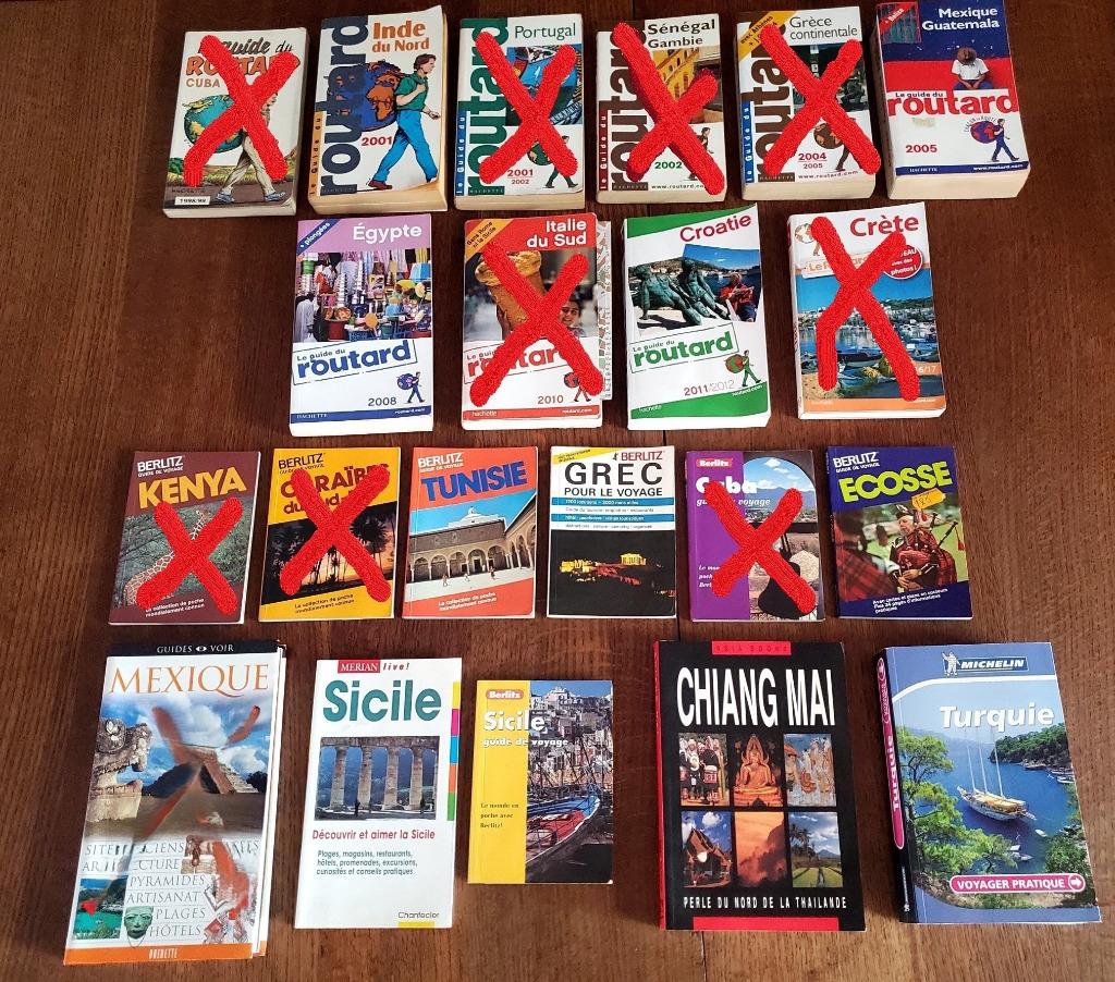 Guides du Routard, guides de voyage, Michelin, Berlitz., Enlèvement ou Envoi, Utilisé, Michelin