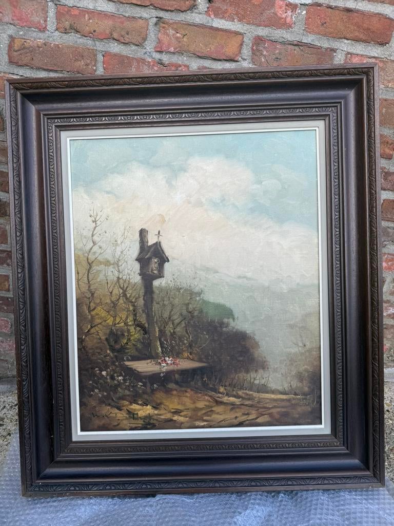 Schilderij van carl ester, Antiek en Kunst, Kunst | Schilderijen | Klassiek, Ophalen