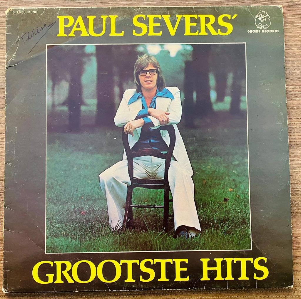 Handtekening Paul Severs op LP, Verzamelen, Ophalen of Verzenden, Zo goed als nieuw