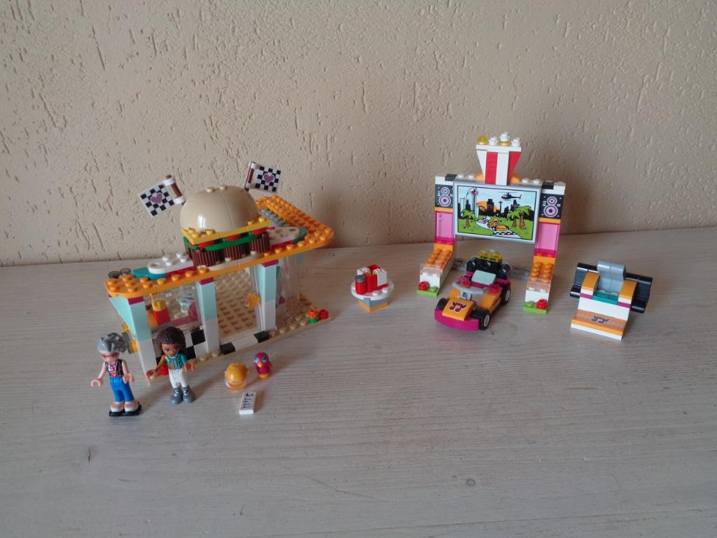 LEGO Friends Kart Go-kart Diner - 41349, Ophalen of Verzenden, Gebruikt, Complete set, Lego