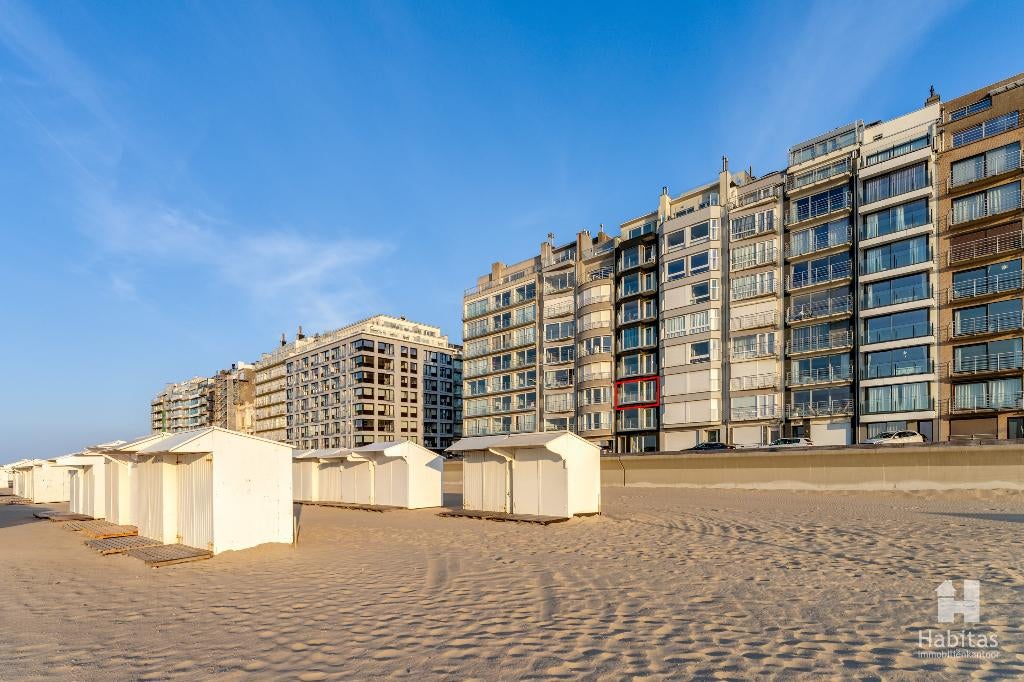 Mooi vernieuwd appartement met FRONTAAL ZEEZICHT, 50 m² ou plus, Province de Flandre-Occidentale