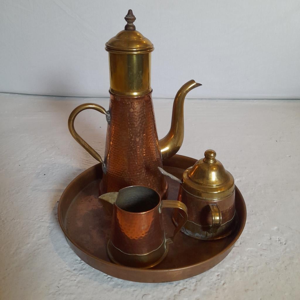 Vaisselle à café en cuivre, Enlèvement ou Envoi, Cuivre