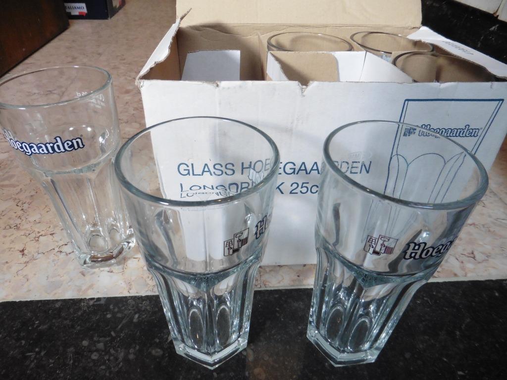 Hoegaarden glazen slim (NIEUW), Ophalen of Verzenden, Nieuw, Bierglas