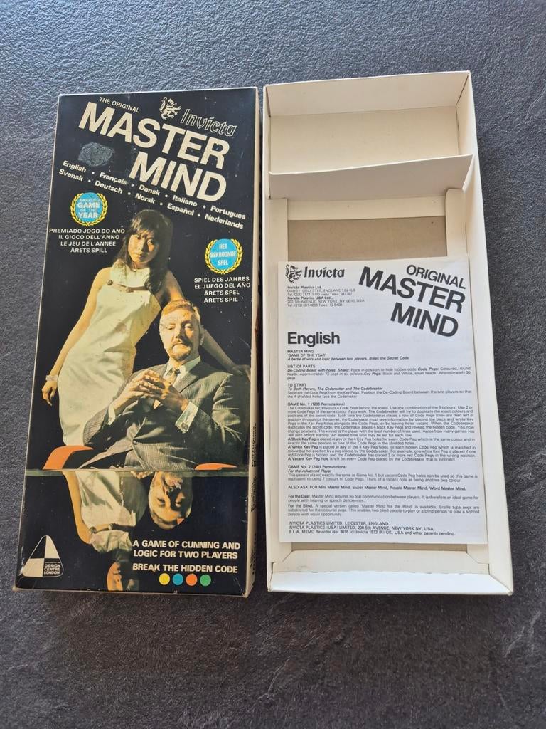 gezelschapsspel Master Mind - Invicta, Hobby en Vrije tijd, Een of twee spelers, Ophalen, Gebruikt