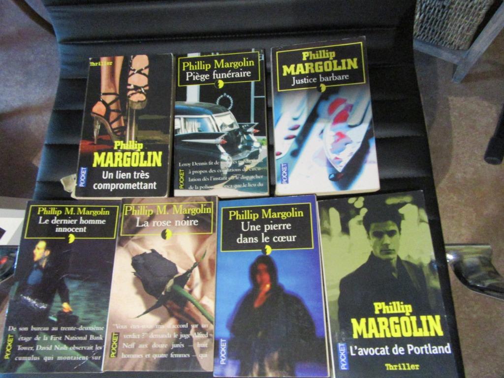 E lot de 7 romans de Phillip Margolin éd Pocket, Boeken, Romans, Gelezen, Ophalen