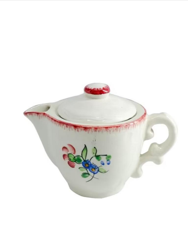Dinette vintage en porcelaine "Le jouet Longchamp", Enlèvement