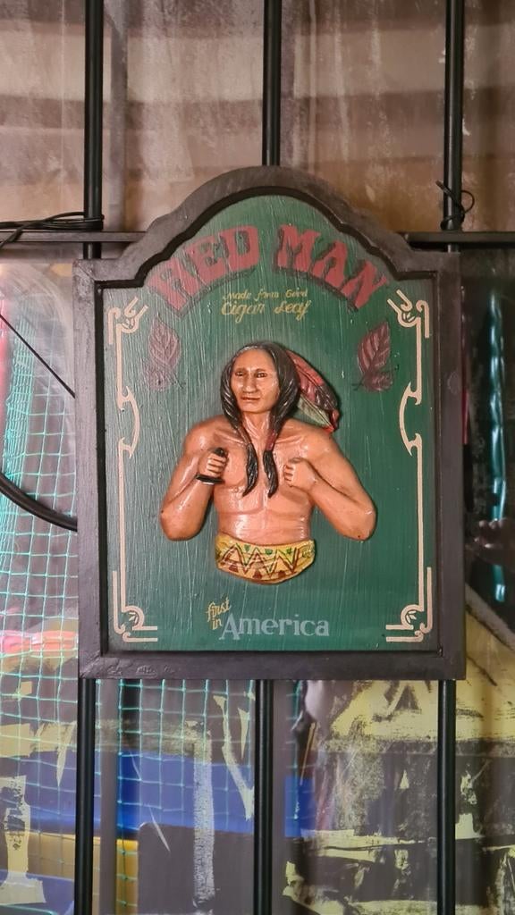 indiaan bord kader, Antiek en Kunst, Ophalen of Verzenden