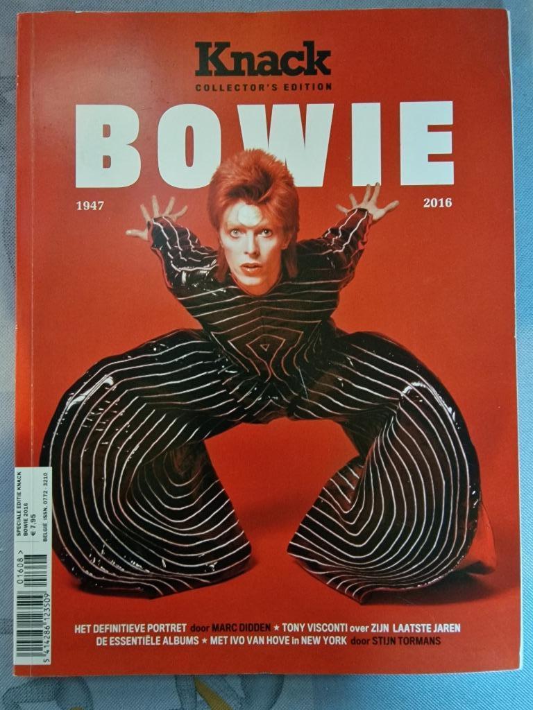 Bowie (Knack Collector's Editie), Livres, Musique, Enlèvement ou Envoi, Comme neuf, Autres sujets/thèmes, Marc Didden e.a.