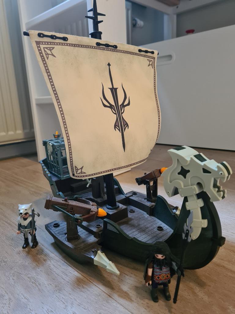 PLAYMOBIL Drakenrijders Drago's schip, Kinderen en Baby's, Speelgoed | Playmobil, Ophalen, Zo goed als nieuw