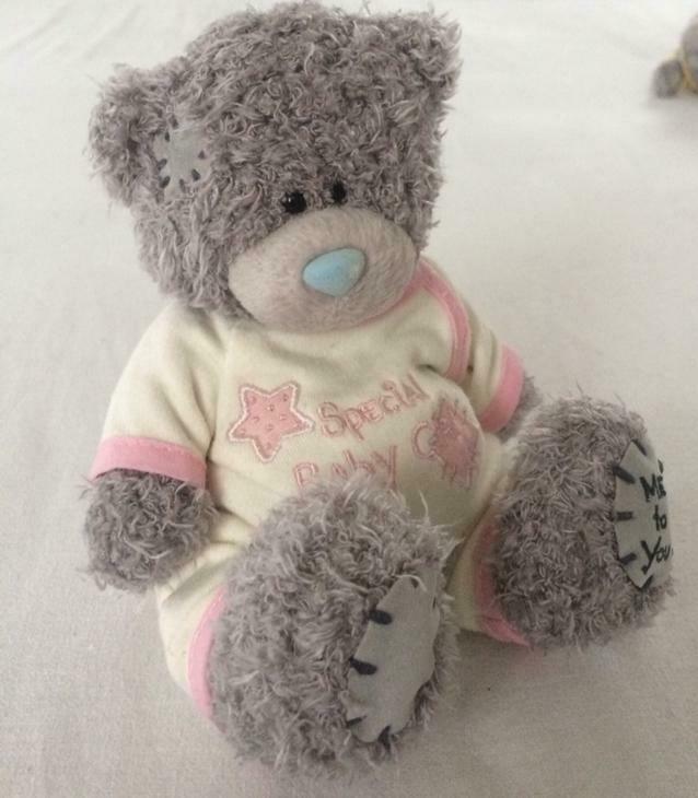 grijs Me to You beertje 20 cm Special Baby Girl kleertjes, Enlèvement ou Envoi, Comme neuf, Ours