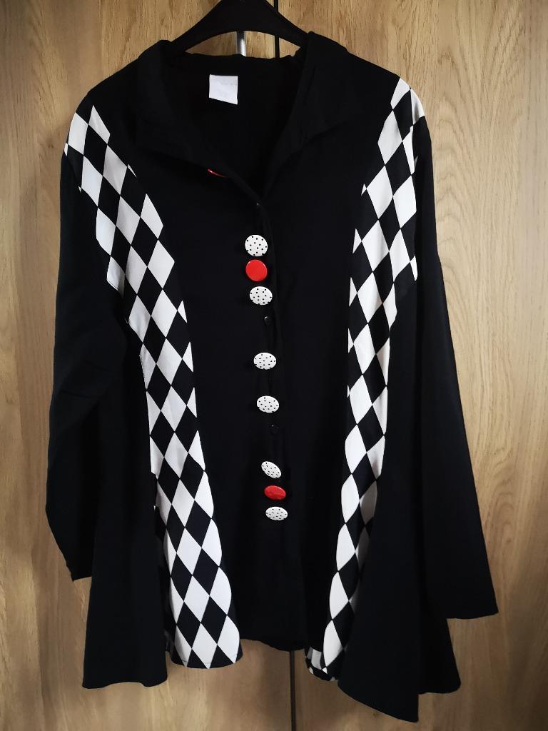 Blouse zwart /wit maat 38, Ophalen of Verzenden, Zo goed als nieuw, Maat 38/40 (M), Zwart