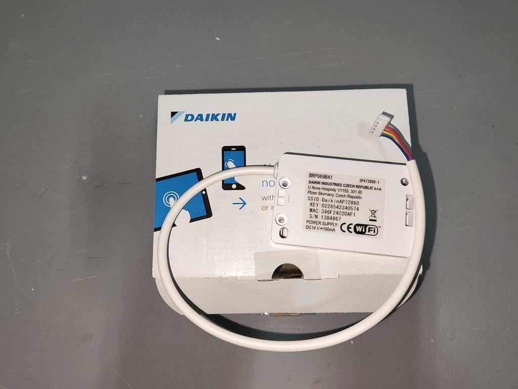 Daikin WiFi BRP, Ophalen