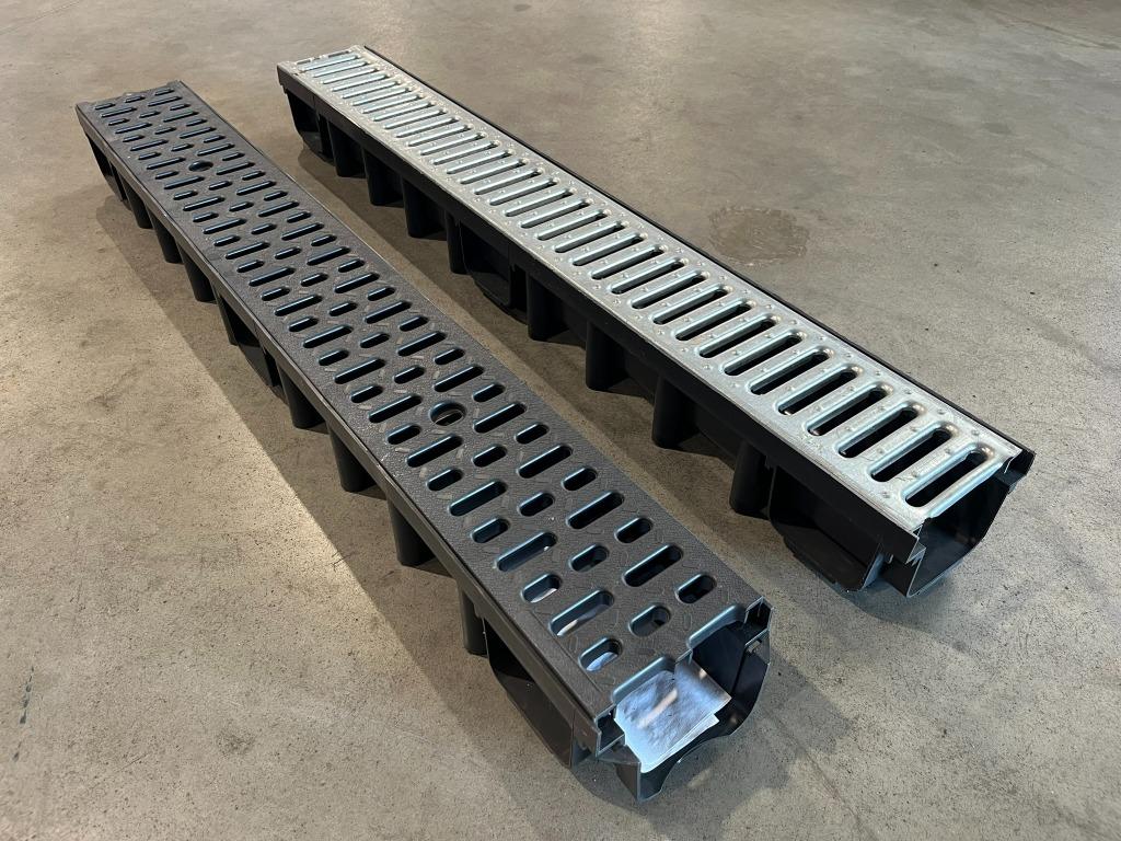 Lijngoot/afvoergoot met verzinkt rooster 300M1, 150 liter of meer, Ophalen, Nieuw, Kunststof