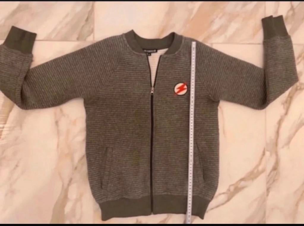 Teui met rits maat 158, Enfants & Bébés, Vêtements enfant | Taille 158, Comme neuf, Garçon, Pull ou Veste, Enlèvement ou Envoi