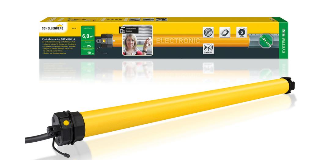 rolluikmotor voor as 40mm + afstandsbediening Premium, Enlèvement, Neuf, Fonctionnement électrique