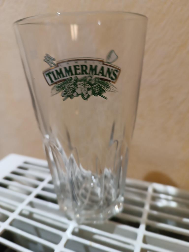 A vendre 1 verre timmermans, Collections, Enlèvement, Utilisé, Verre à bière