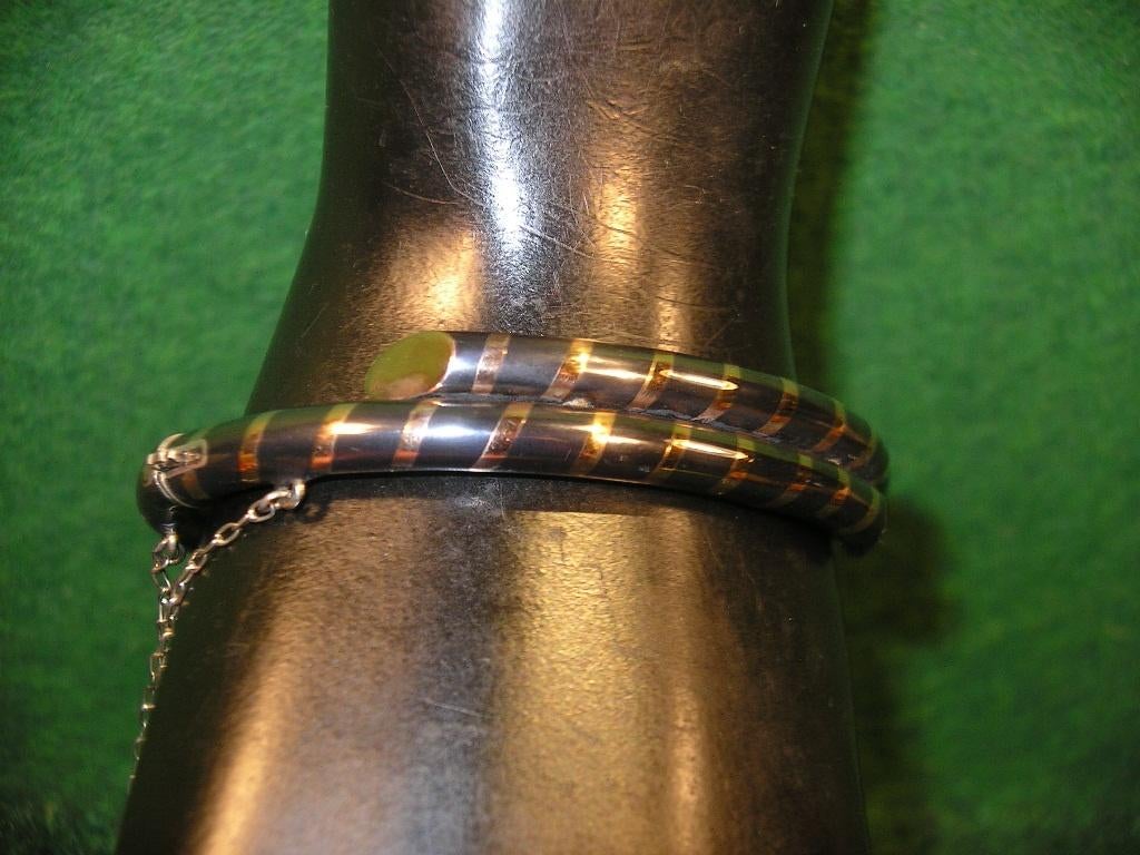 NAPOLEON III/EIND 19E/ZILVEREN ARMBAND VAN NIELLE, Ophalen of Verzenden, Zilver