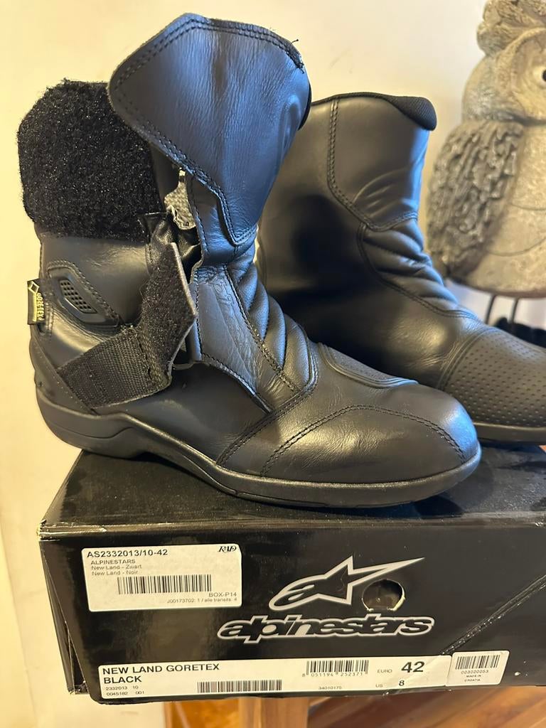 Chaussures moto Alpinstars NEWLAND GORETEX 42, Enlèvement, Seconde main, Hommes, Bottes