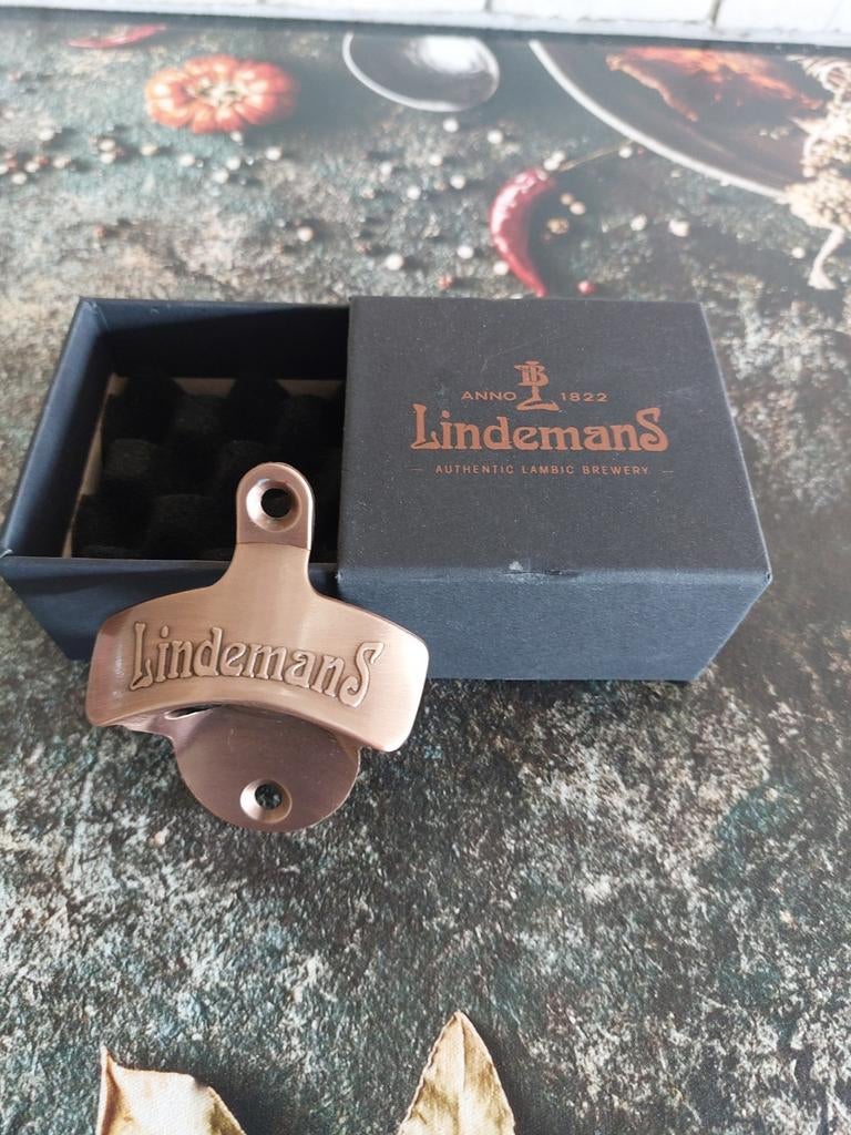 Fles opener lindemans, Verzamelen, Biermerken, Ophalen of Verzenden, Zo goed als nieuw, Flesopener, Overige merken