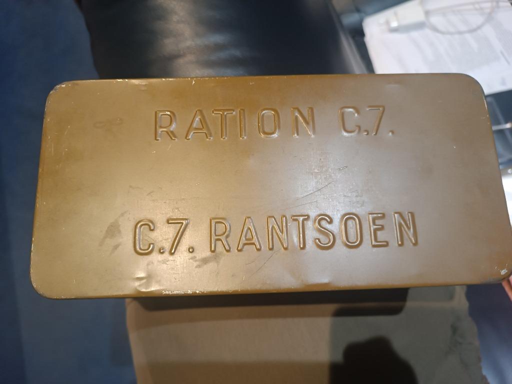 ABL rantsoenblik - C.7. rantsoen (G-1960), Verzamelen, Militaria | Algemeen, Ophalen of Verzenden, Landmacht, Kist of Geocache