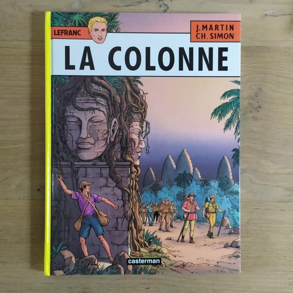 Lefranc 14 La Colonne Martin Simon EO TBE, Livres, Une BD, Enlèvement ou Envoi, Jacques Martin
