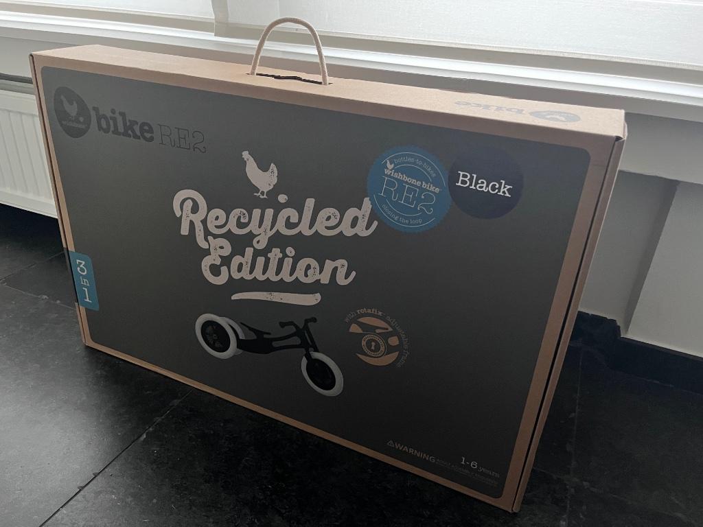 Loopfiets - Wishbonebike Recycled Edition 3 in 1, Ophalen, Zijwieltjes, Wishbone, Nieuw