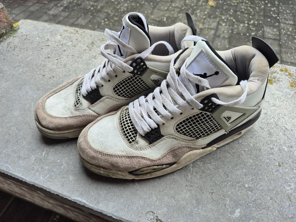 Nike Air Jordan 4 retro military black maat 44, Ophalen, Overige kleuren, Nike, Sneakers