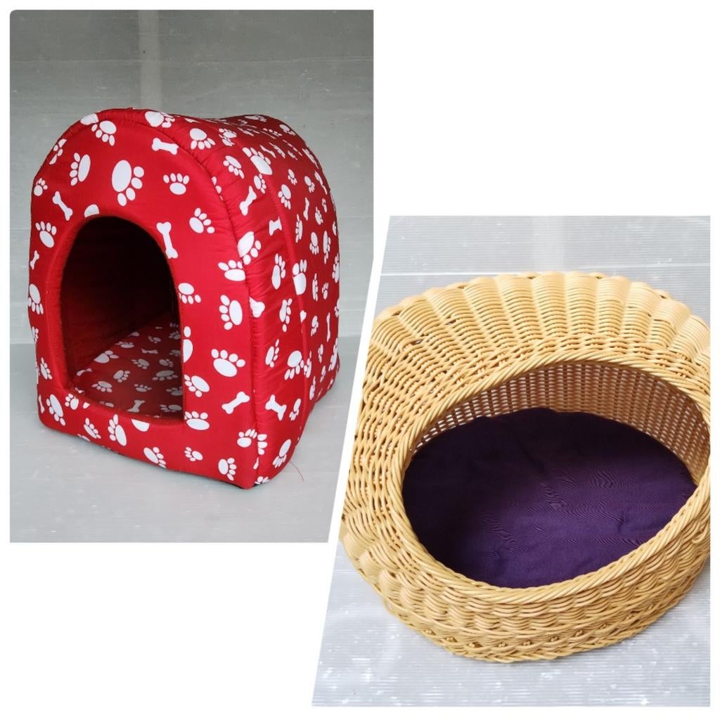 Cosy schattig katten mand met matras., Ophalen of Verzenden, Zo goed als nieuw
