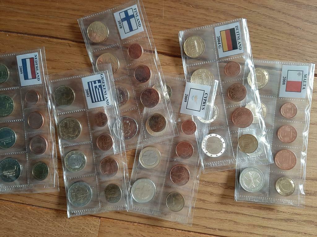 UNC Eurosetjes diverse jaren, Ophalen of Verzenden, Overige landen, 2 euro, Setje