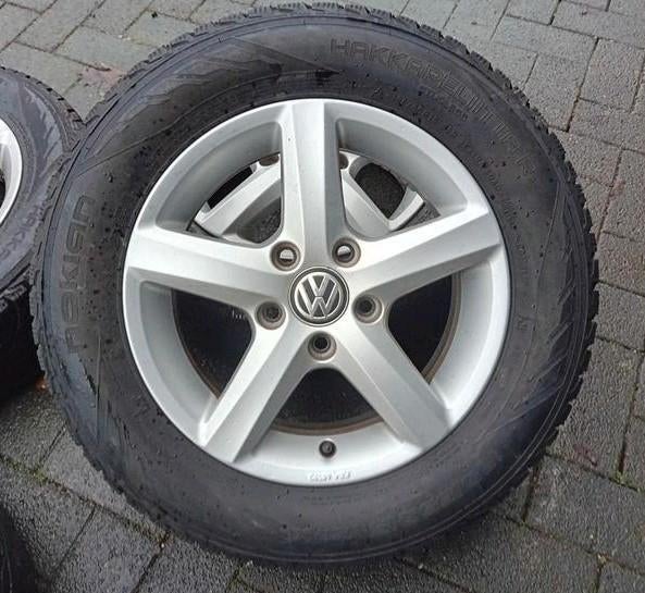 Winterbanden velgen alu VW Golf Caddy 15inch 5X112 5&7mm ❄️, Ophalen, Gebruikt, Seat