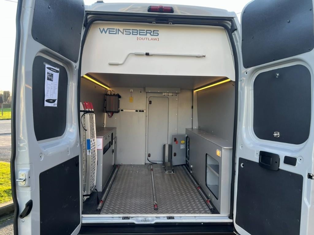 Weinsberg Outlaw | Motorgarage | 50.000km | 1e eigenaar, Caravans en Kamperen, Mobilhomes, Fiat, Tot en met 2, Bedrijf, 6 tot 7 meter
